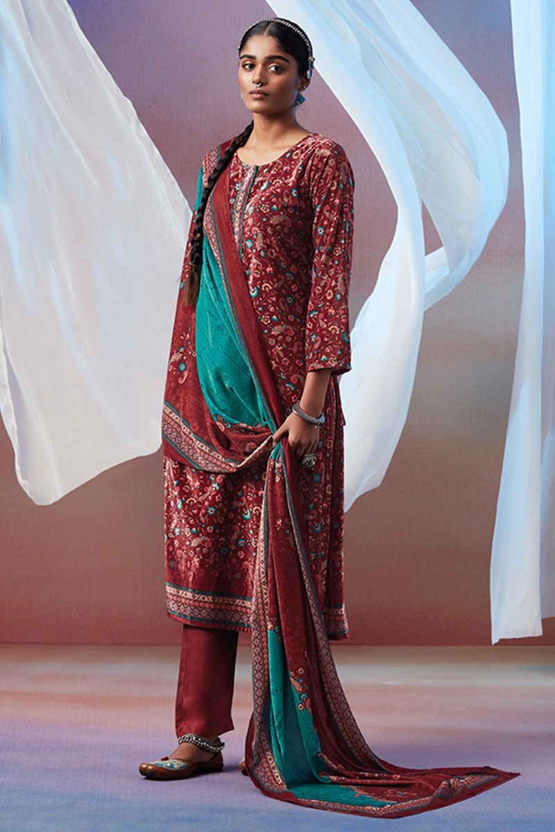 vedanti tanuja vol 2 silk ladies suits at great price - RR GANDHI