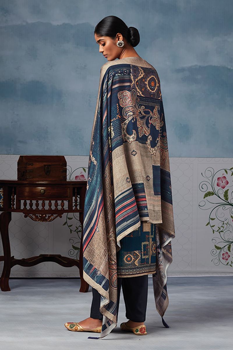 Shahin Pure Viscose Pashmina Salwar Suit Design 872