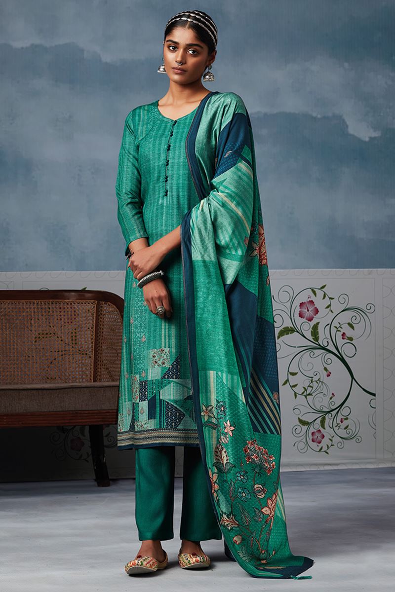 Shahin Pure Viscose Pashmina Salwar Suit Design 873