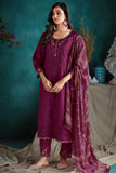 Alya Pure Bemberg Russian Silk Salwar Suit Design 906