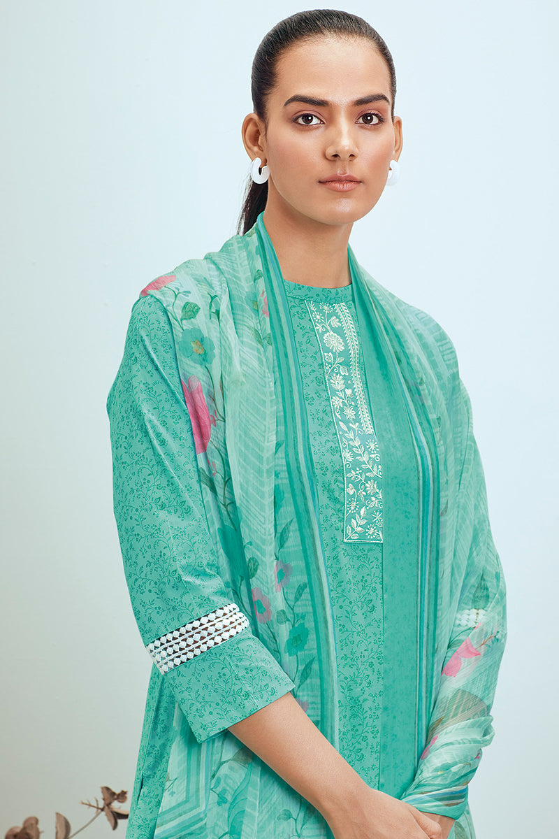 Jade Pure Cotton Salwar Suit Design 922