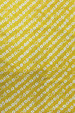 Yellow Viscose Chinon Bandhani Stripes Digital Printed Fabric