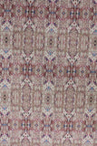 Brown Abstract Digital Printed Linen Fabric